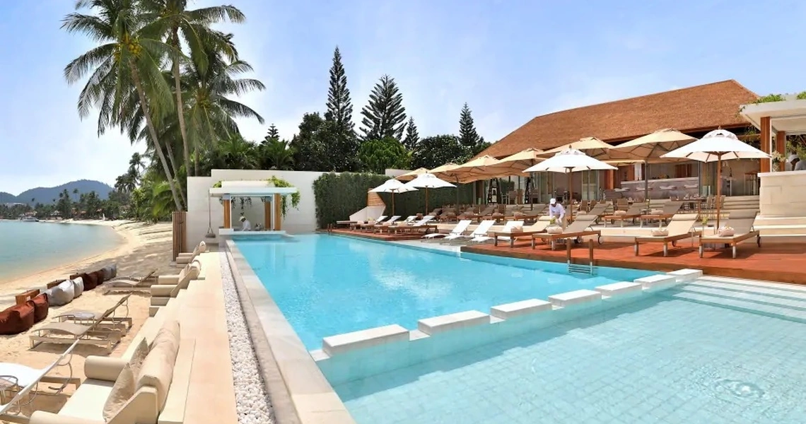 Luxury apartments on Samui Chi Residence swimming pool