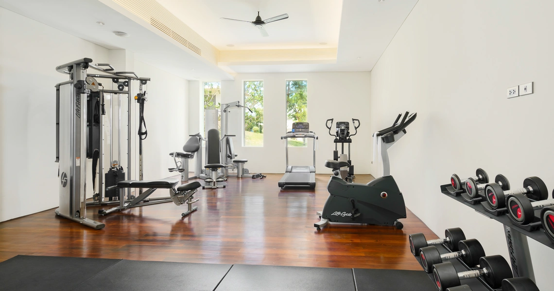 Luxury villas on Samui 6 Bedroom Pool Villa in Samujana fitness room