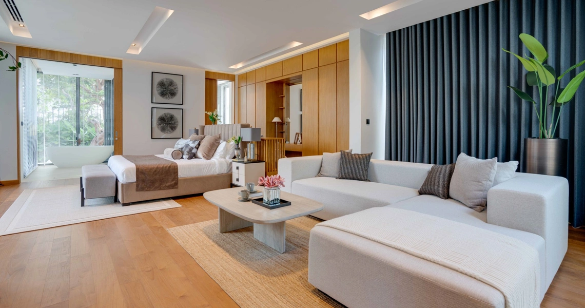 Botanica Montazure luxury villas Phuket - master bedroom