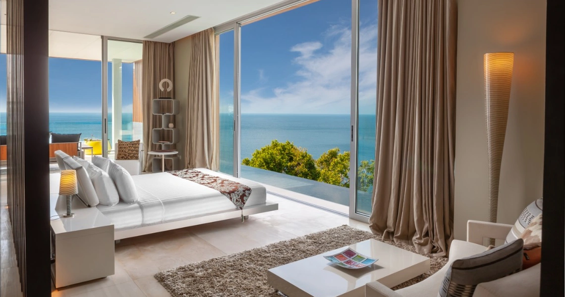 Villa Mayavee  Kamala Headland - Bedroom sea view