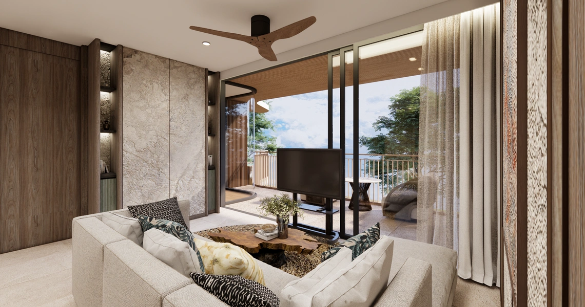 Laguna Golf Residences Hibiscus - Living room