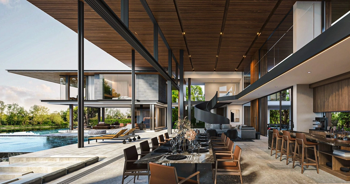 Botanica Grand Avenue -Grand Modern living area