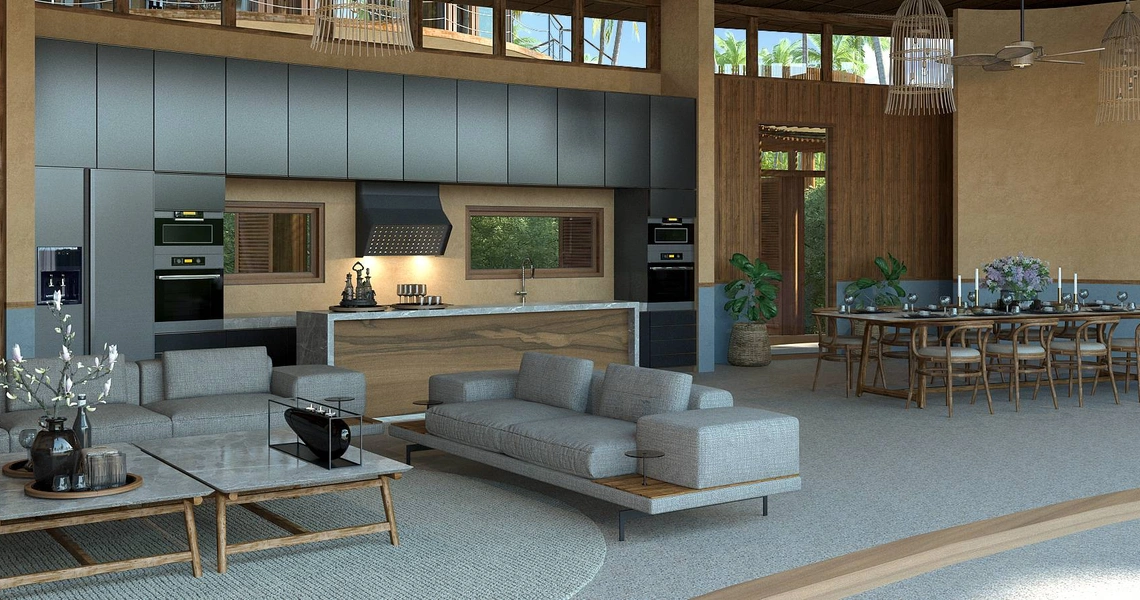 Kunkhao Tara Villas– Living Area