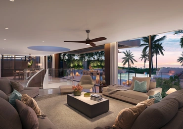 Banyan Tree Grand Residences - Oceanfront Villas - sitting area