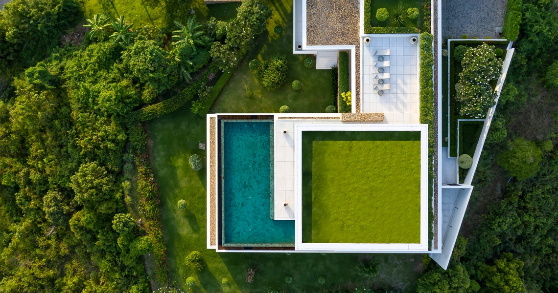 Samujana Villa -  Above view