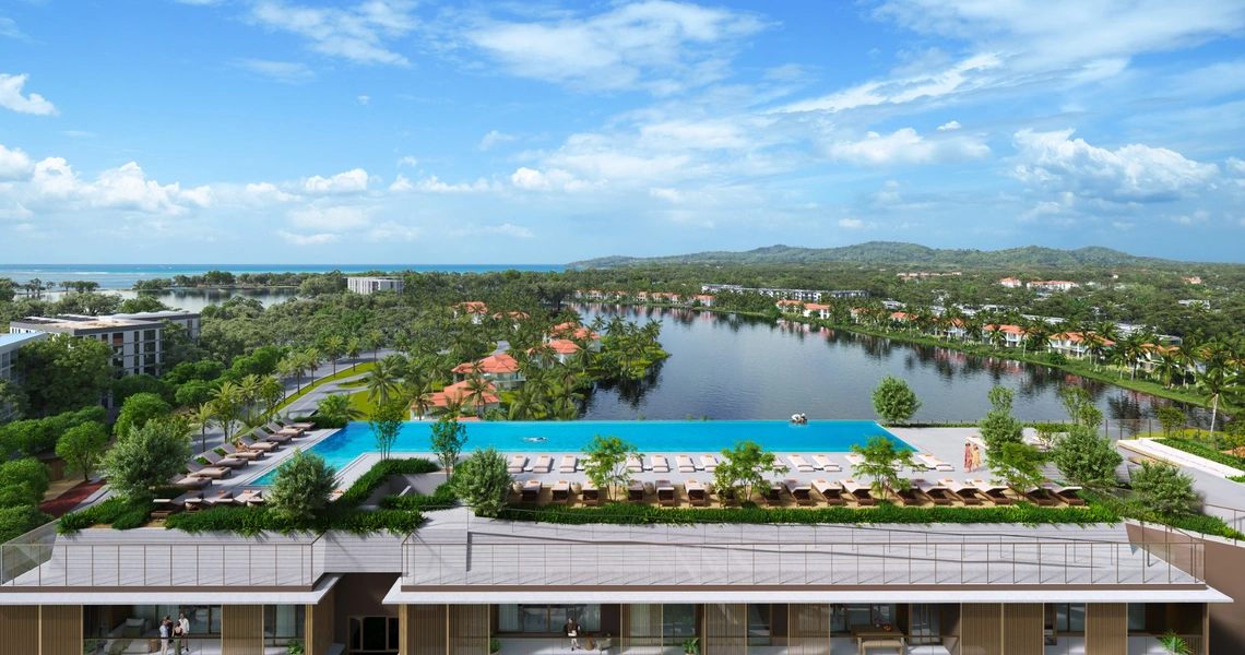 Laguna Aster Phuket luxury condo - rooftop daytime