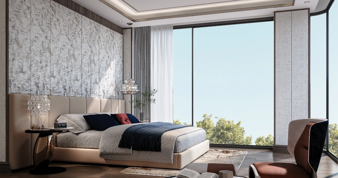 8 Residence bedroom with view