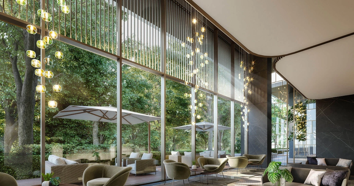 Mulberry Grove at The Forestias Luxury Bangkok Condo lounge