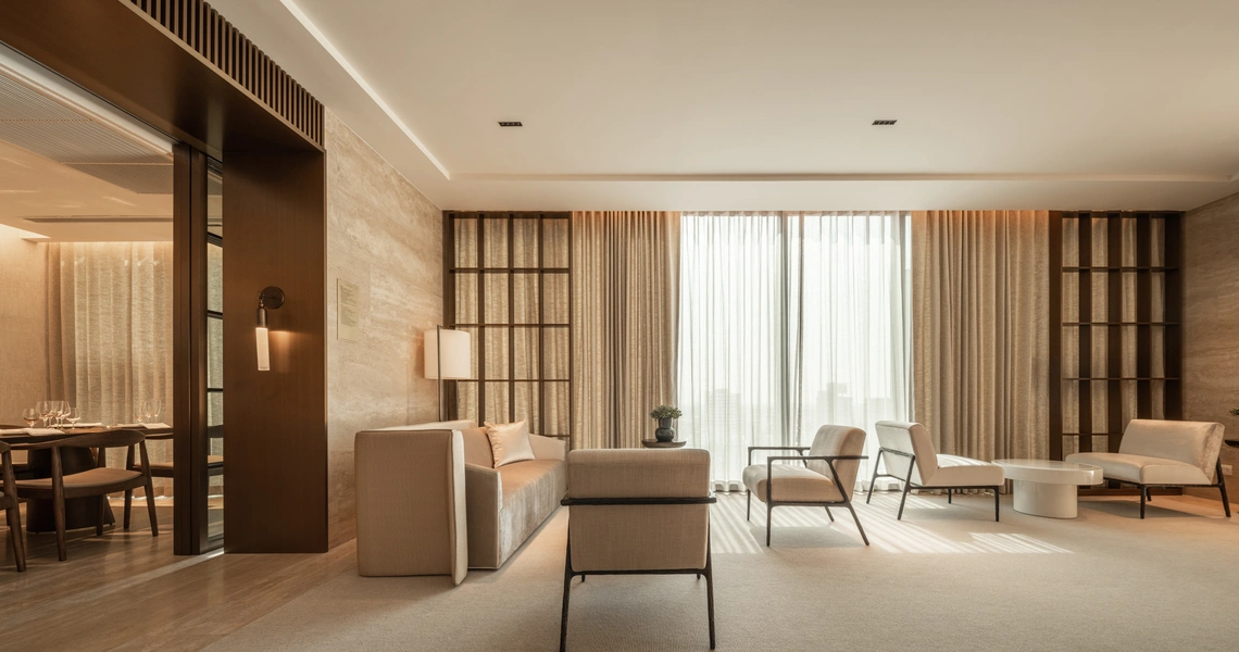 The Strand Thonglor Condo in Bangkok Living Room