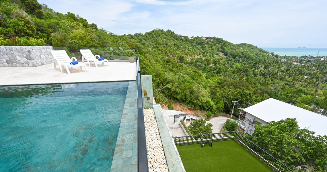 Luxury villas on Samui Villa Kelly 6 Bedroom Seaview Pool Villa swimming pool