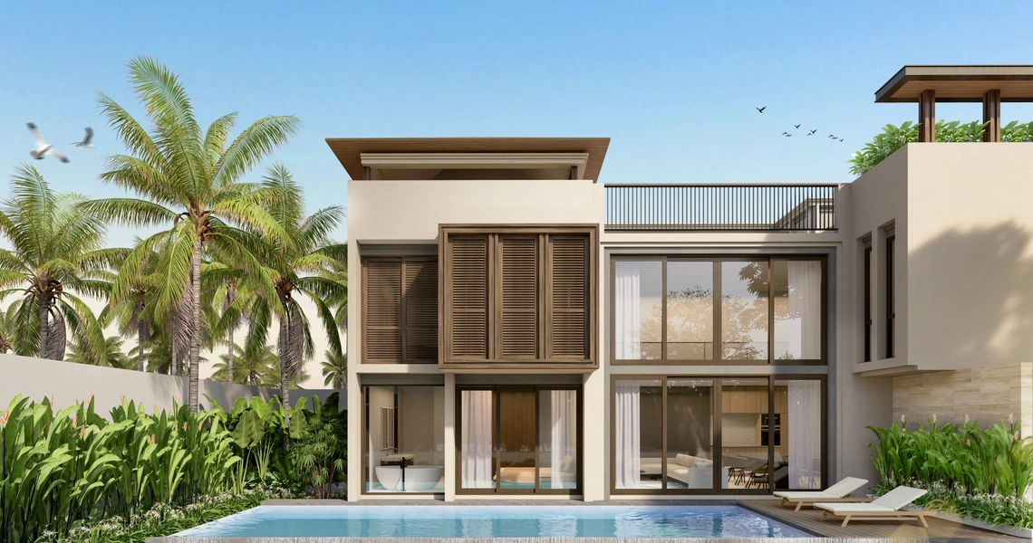 Balco Phuket luxury villas - Signature villa pool and deck