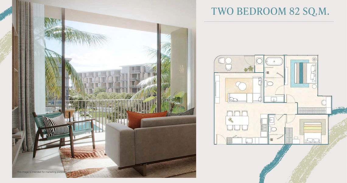 PEYLAA -  2 Bedroom 82 sqm