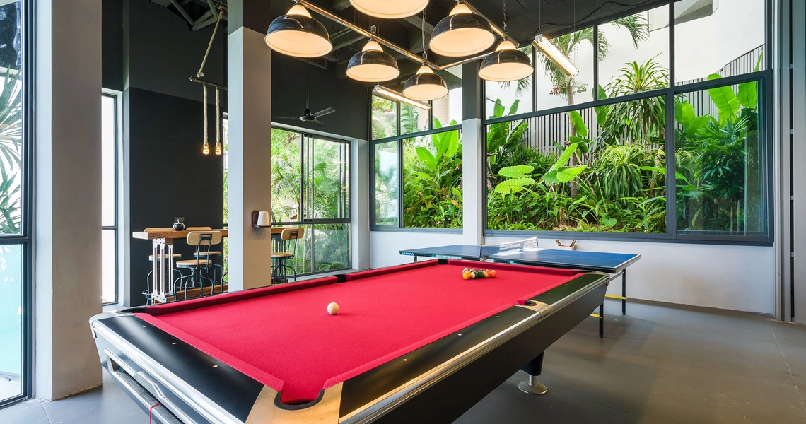 Luxury villas on Samui Sky Dream Villa billiard and table tennis