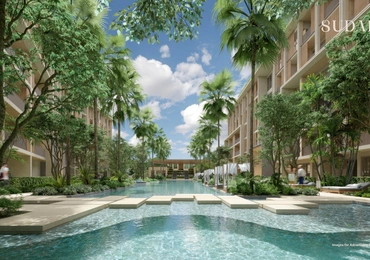 Sudara Phuket luxury condo - Main Swimming Pool