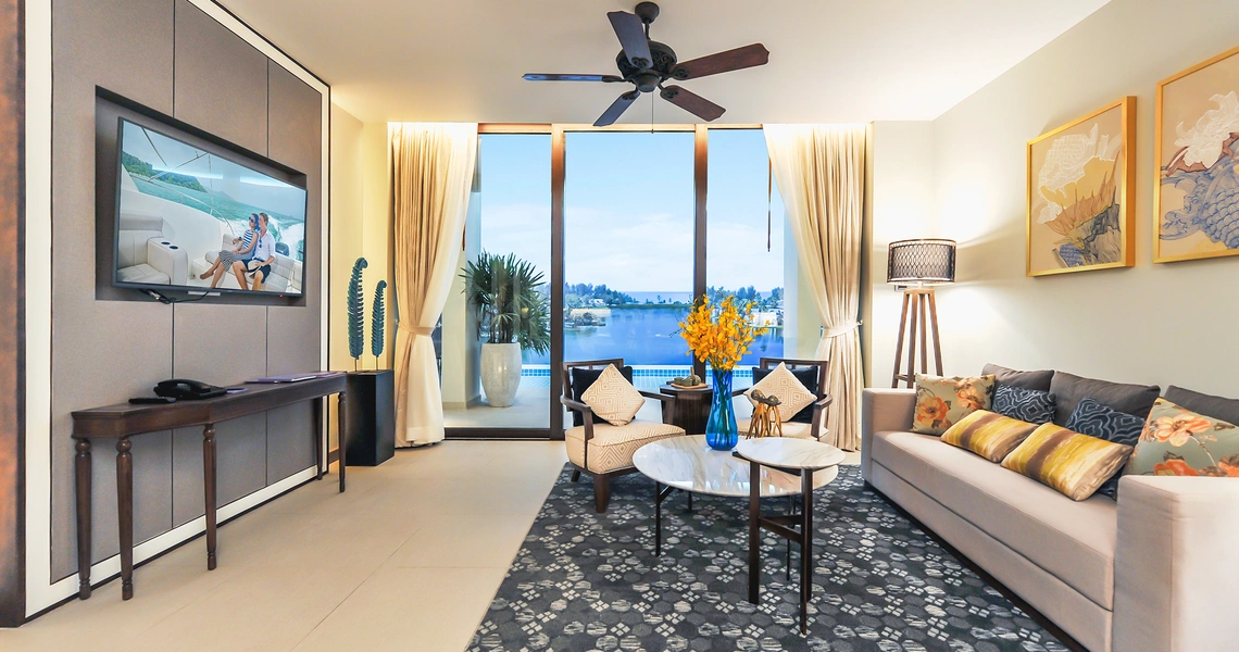 Angsana Oceanview Residences - Living area