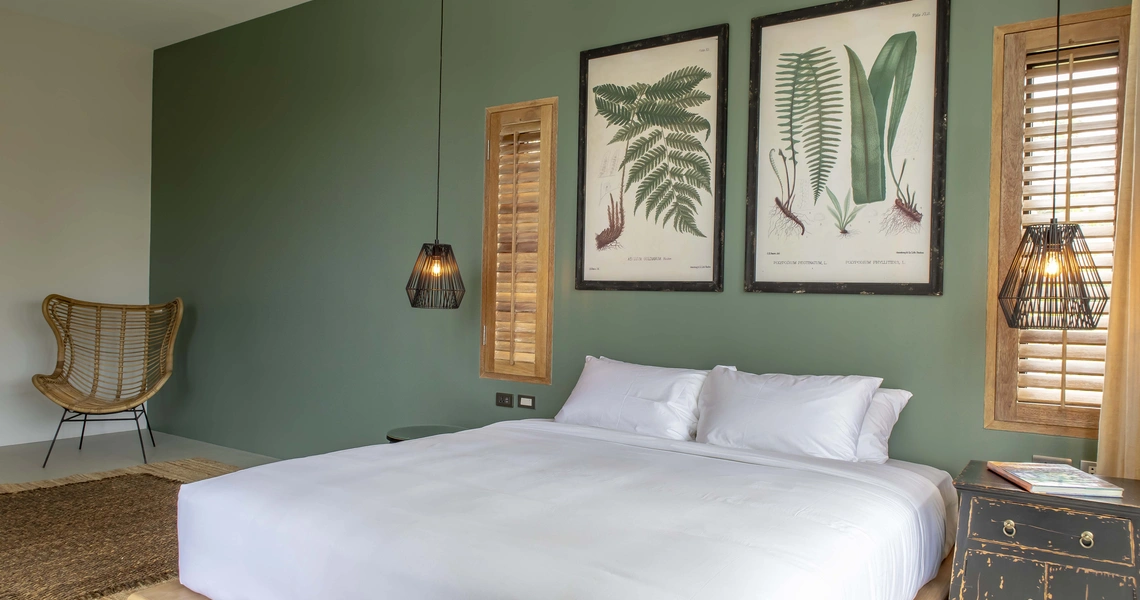 Luxury villas on Phuket Manick Hillside bedroom