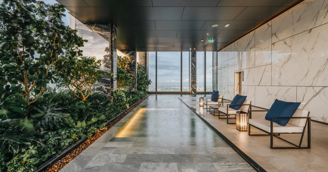 Hyde Heritage Thonglor Bangkok luxury condo - swimming pool area