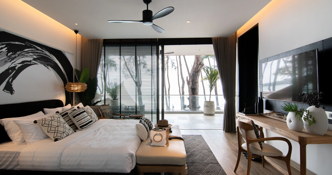 Condominium on Phuket MGallery Residence s MontAzure Lakeside bedroom