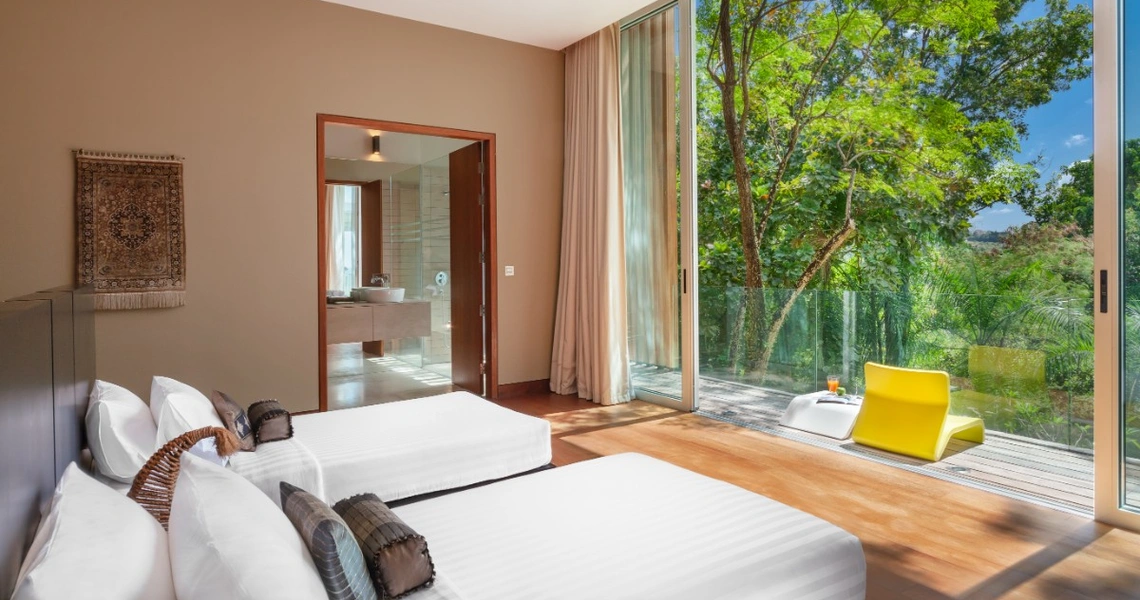 Villa Mayavee  Kamala Headland - Bedroom Green view