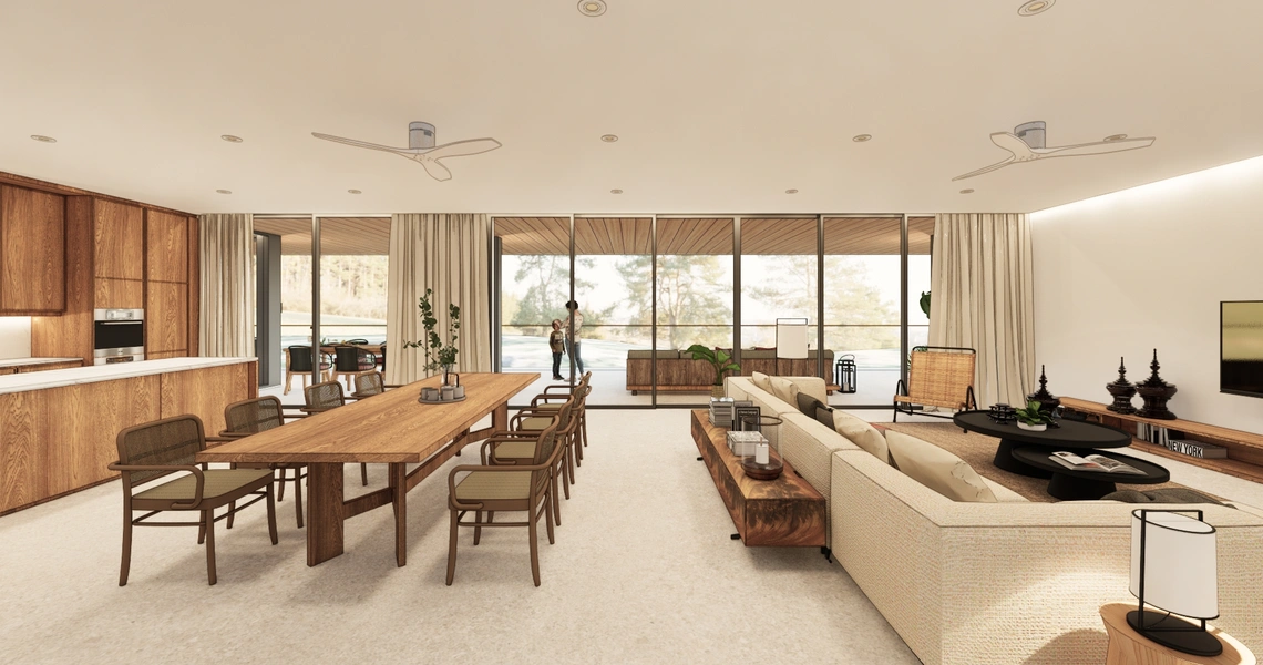 Kiara Reserve Residences - Penthouse Living room