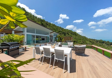Pacific Palisade Samui luxury villa - BBQ area
