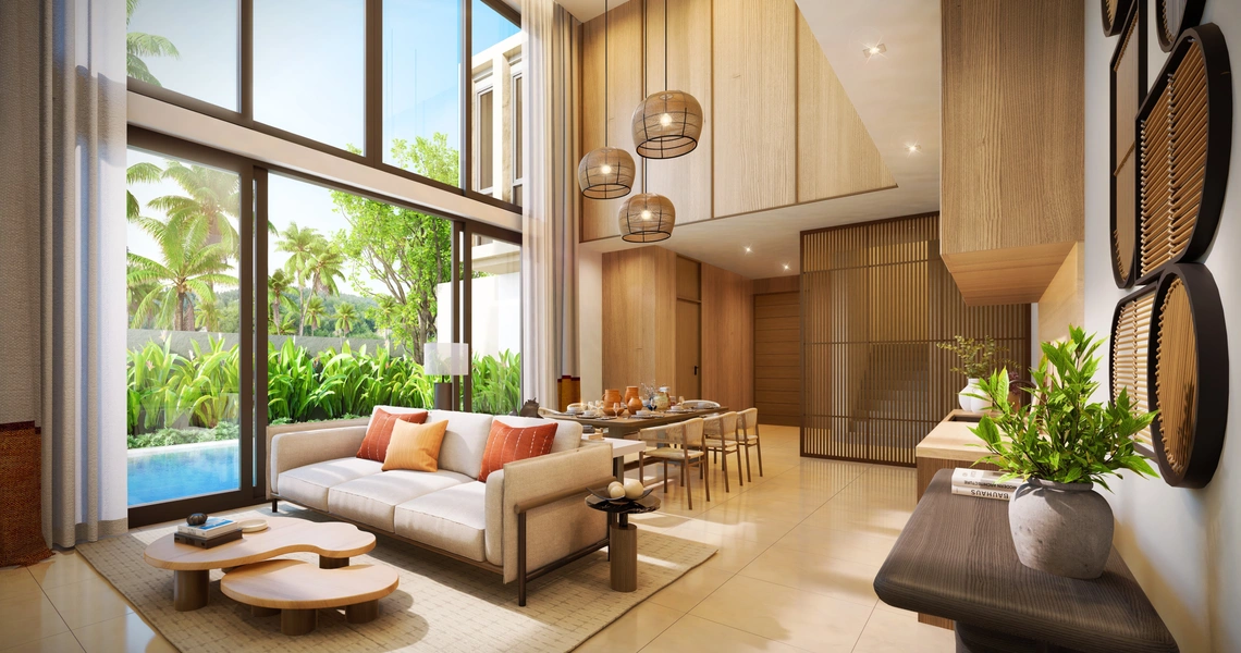 Balco Phuket luxury villas - Signature villa living room