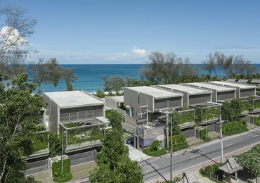 Veyla Natai beachfront villas view from the back