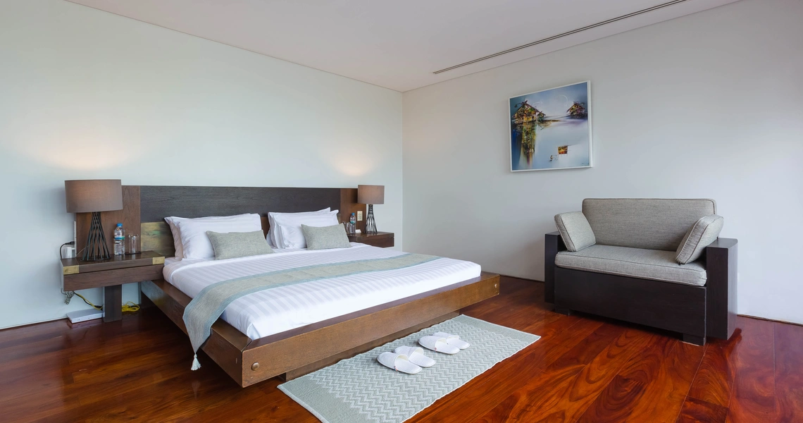 Stunning sea view villa in an exclusive Surin Beach - Bedroom