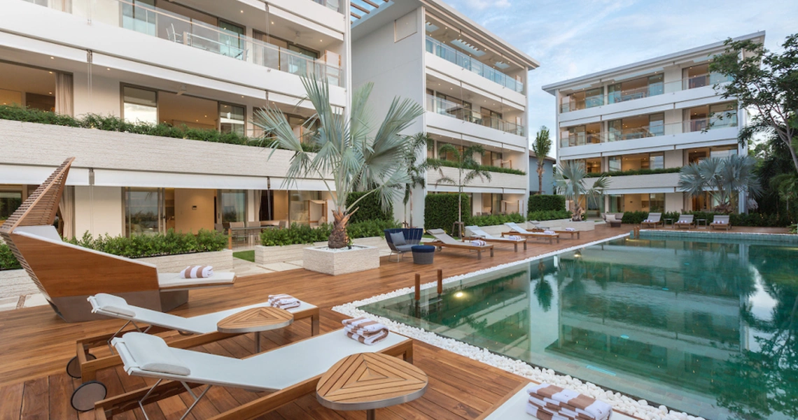 Luxury apartments on Samui Chi Residence exterior
