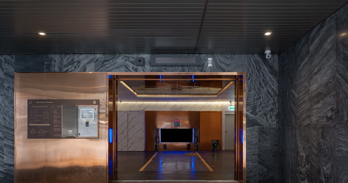 Chalermnit Art De Maison Condo in Bangkok automated parking