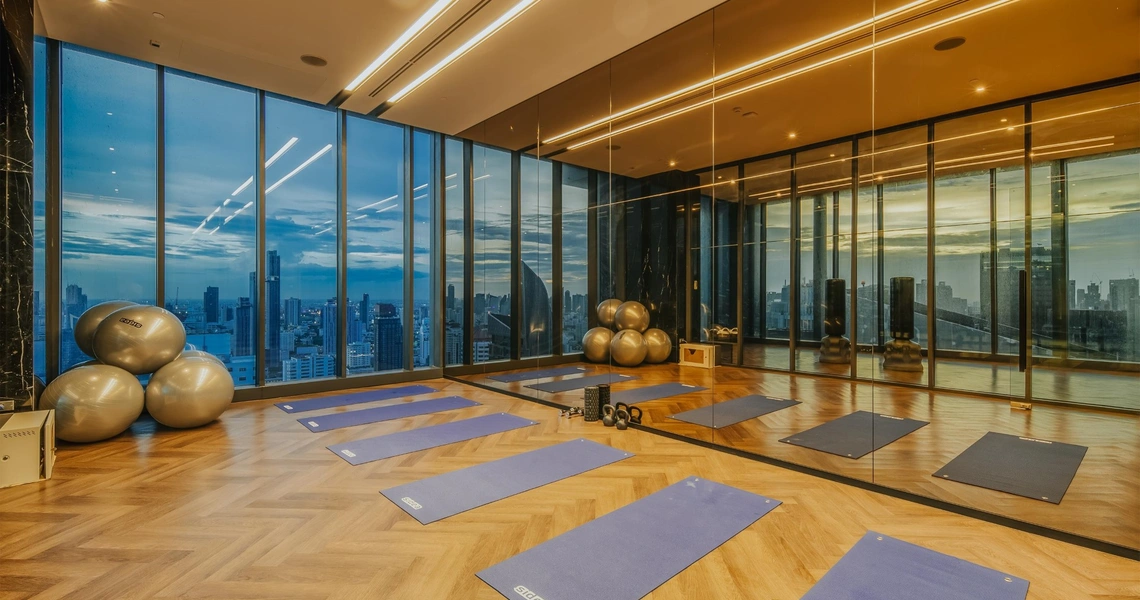 Hyde Heritage Thonglor Bangkok luxury condo - yoga