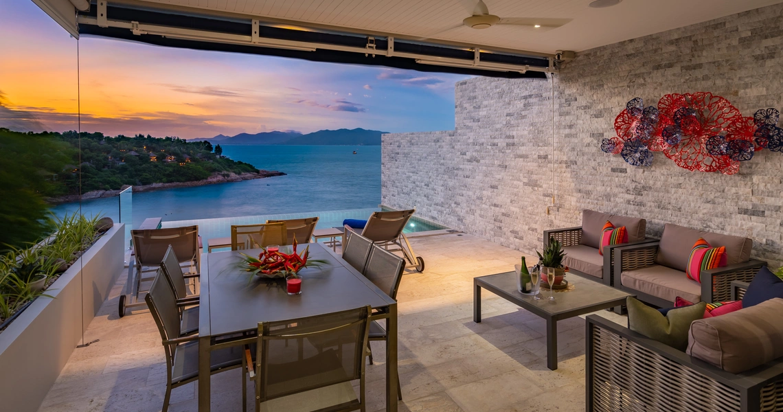 Samui Bayside - Luxury Villas in an Idyllic Beachside Setting  Living Area