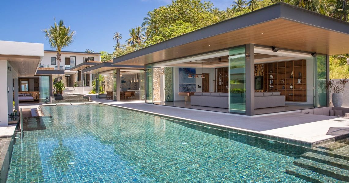 Ultra-Luxury 7 Bedroom Beachfront Villa Samui - Exterior 3
