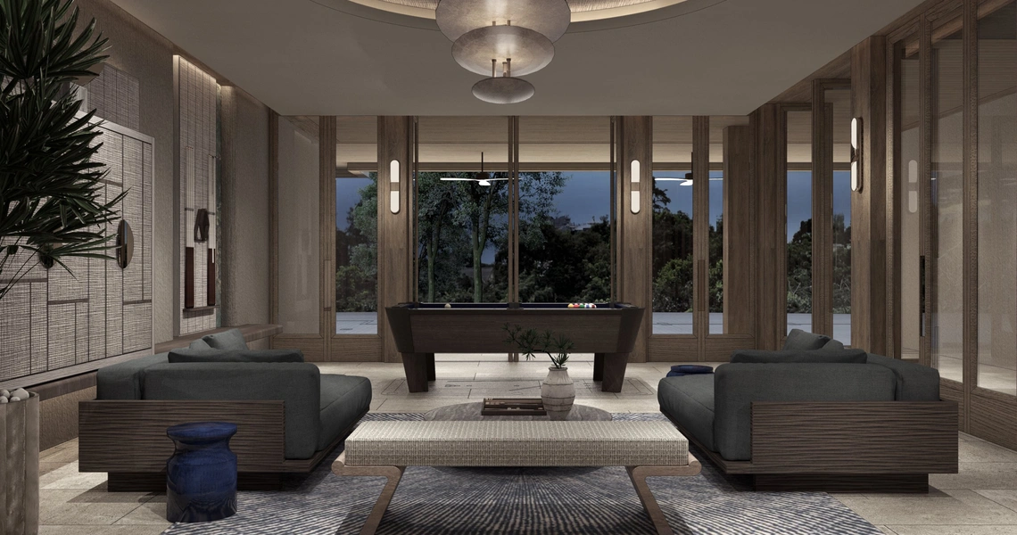 The Sky Series Collection at Sri Panwa Villa Living Area