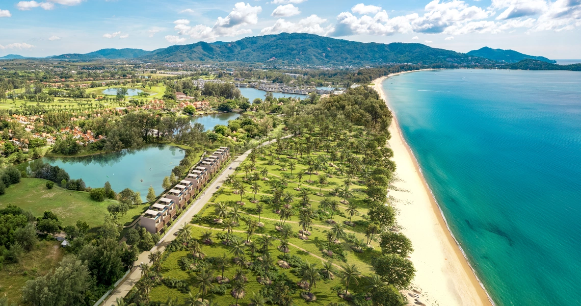 Beach Terraces - Aerial beach front 1