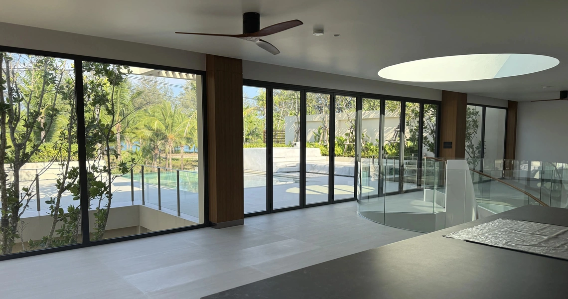 Banyan Tree Beachside Aegir interior with garden view