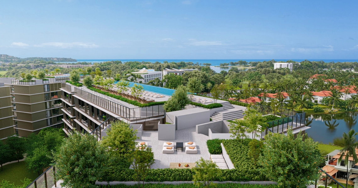 Laguna Aster Phuket luxury condo - rooftop