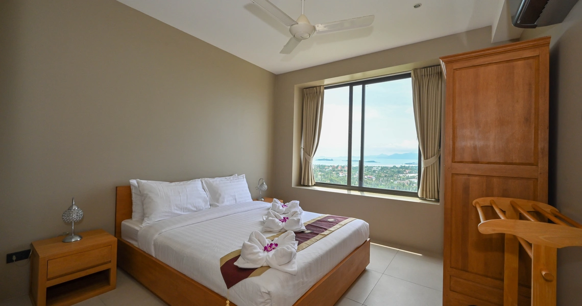 Luxury villas on Samui Villa Kelly 6 Bedroom Seaview Pool Villa bedroom
