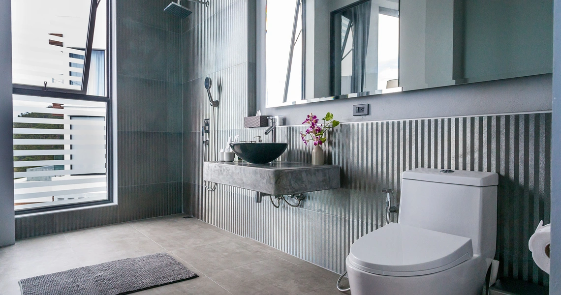 Luxury villas on Samui Sky Dream Villa bathroom