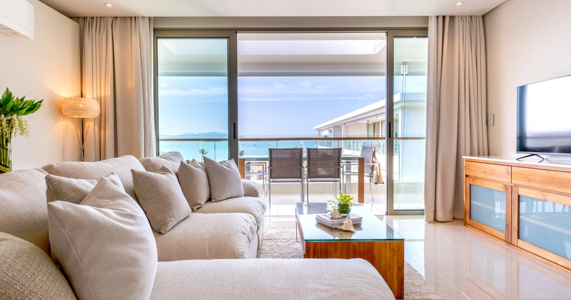 Luxury apartments on Samui Chi Residence living area