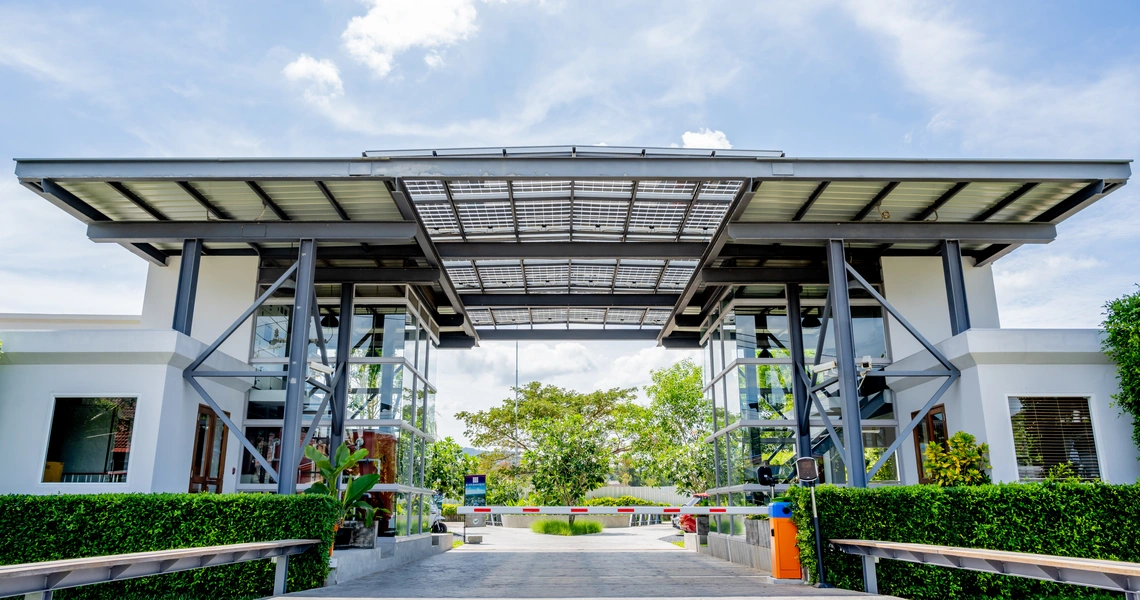 Riverhouse Phuket villas project entrance