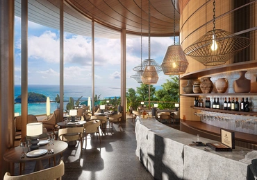 Aurora Kata Top Sea View Villa restaurant interior
