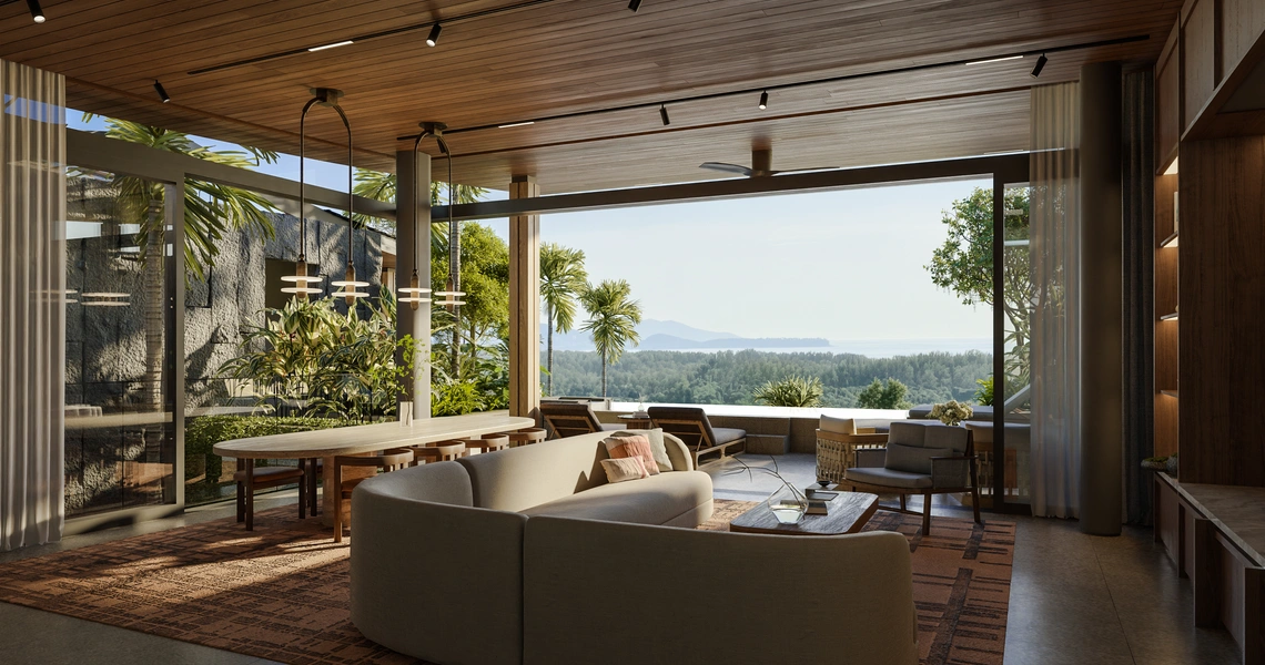 Pavara Vhana living room with view