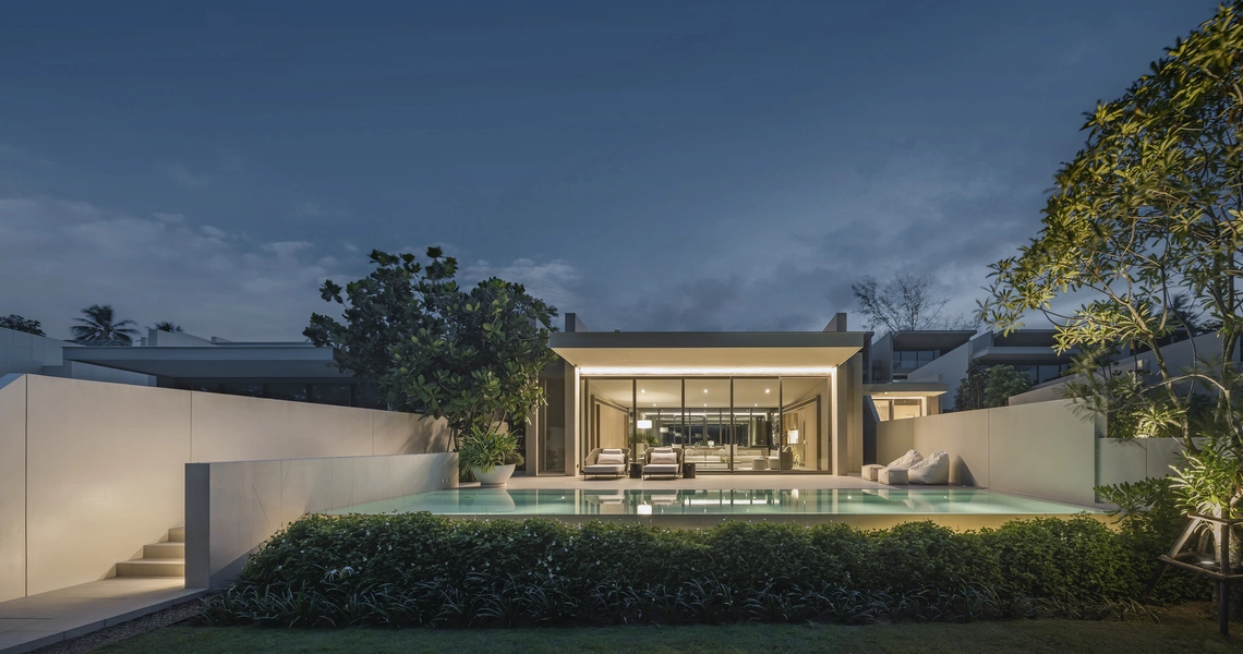 Veyla Natai beachfront villas beach villa hero shot