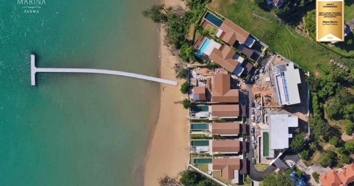 Maison Marina Panwa aerial view