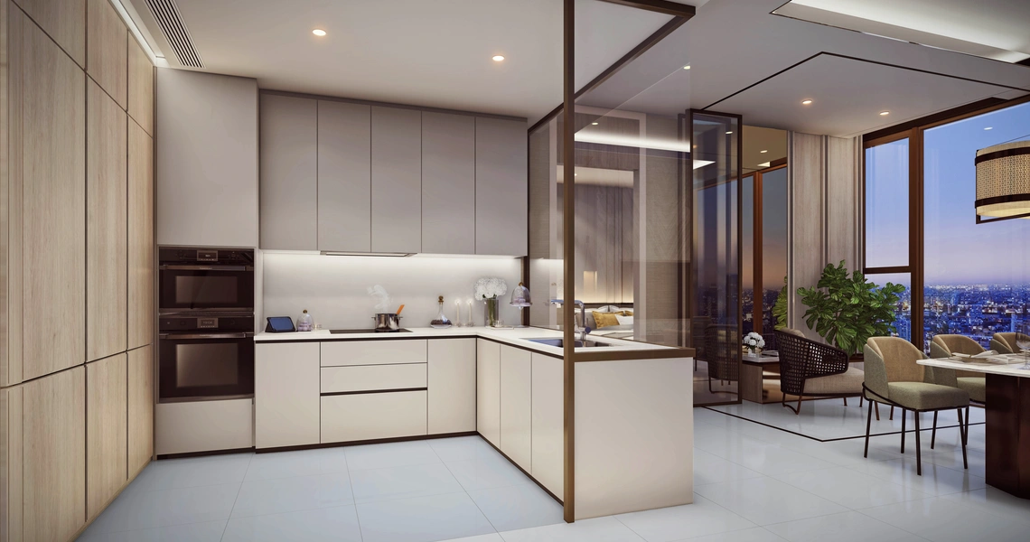 Mulberry Grove Sukhumvit Luxury Condo Kitchen