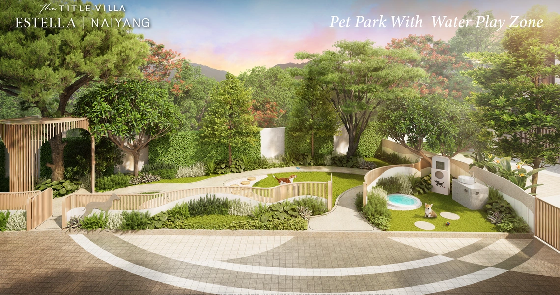 The Title Villa Estella Naiyang - Pet park