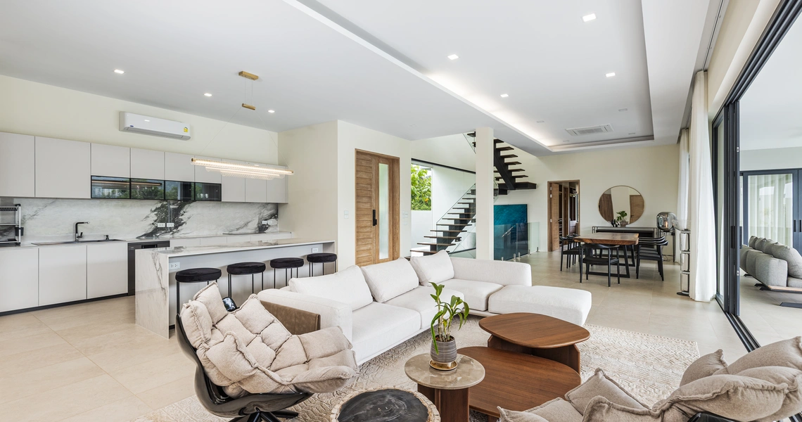 Manick Hillside villa 7-Living area