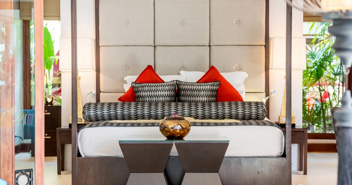 Samui Beachfront Villa Chi - bed