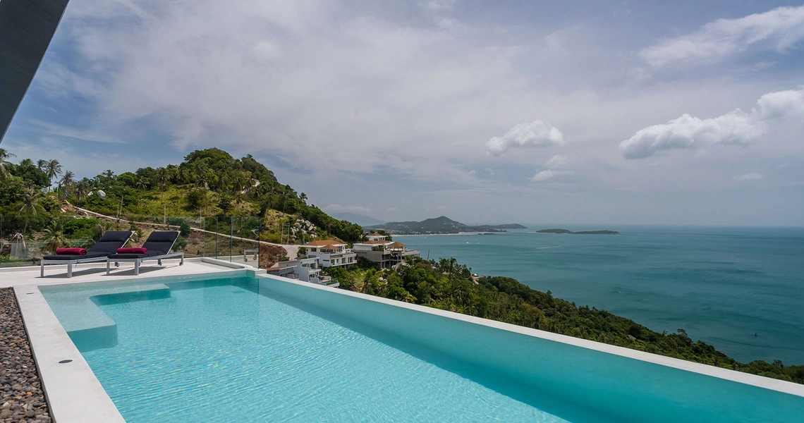 Luxury villas on Samui Sky Dream Villa infinity pool